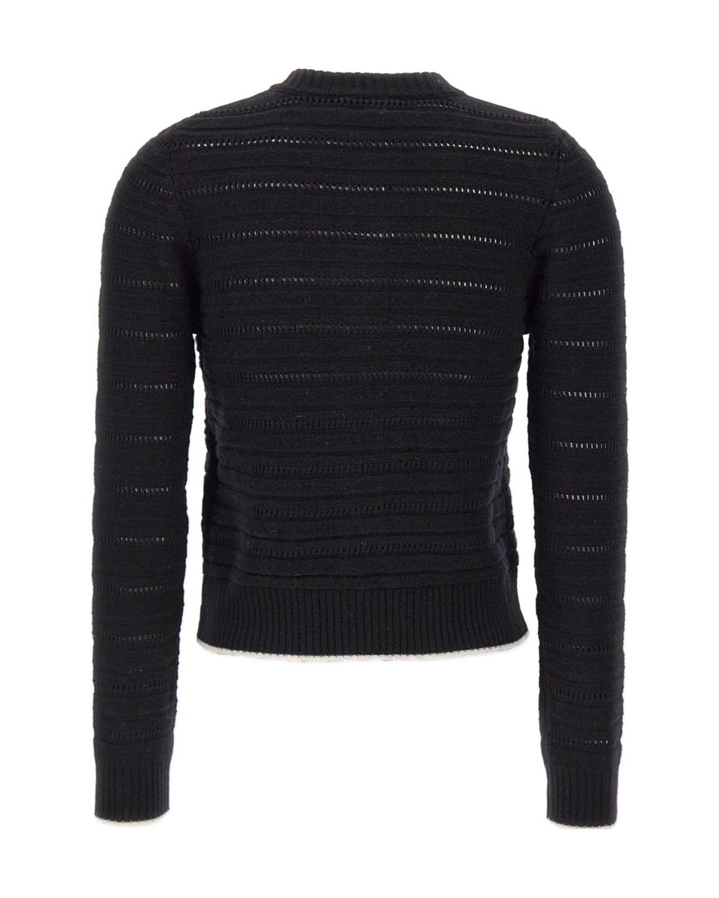 Marella Blue Note Textured Knit Cardigan