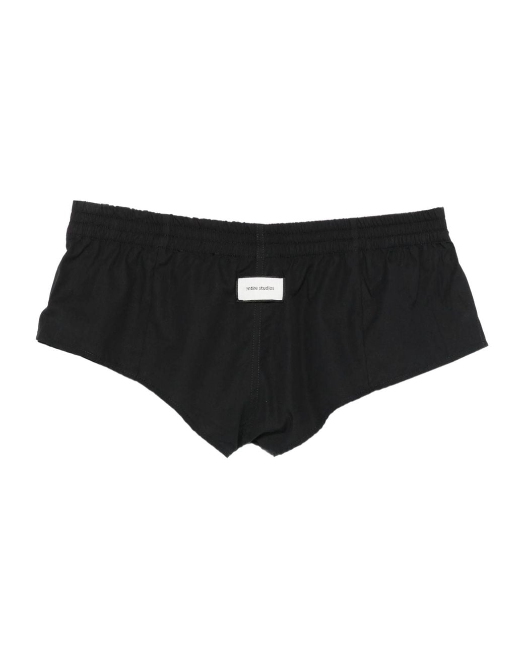 Entire studios Black Elastic Waist Shorts