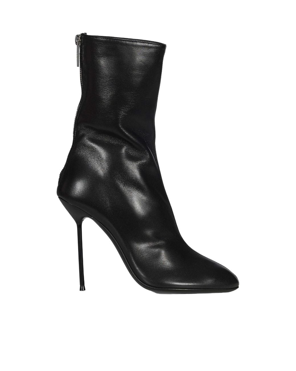 Paris Texas Black High-Heeled Ankle Boots