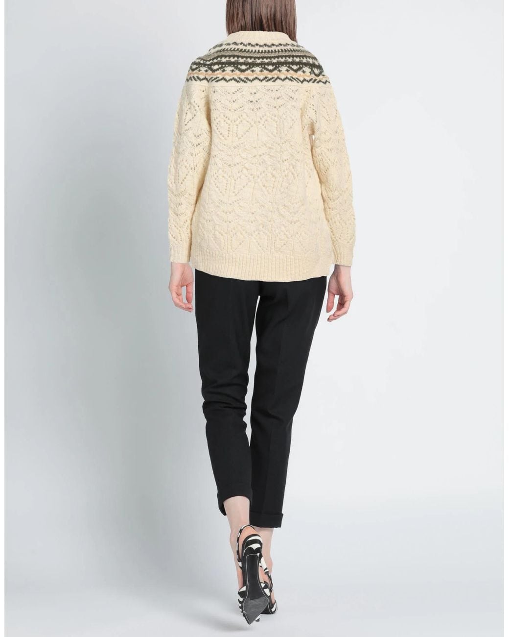 Isabel Marant Natural Knitted Sweate