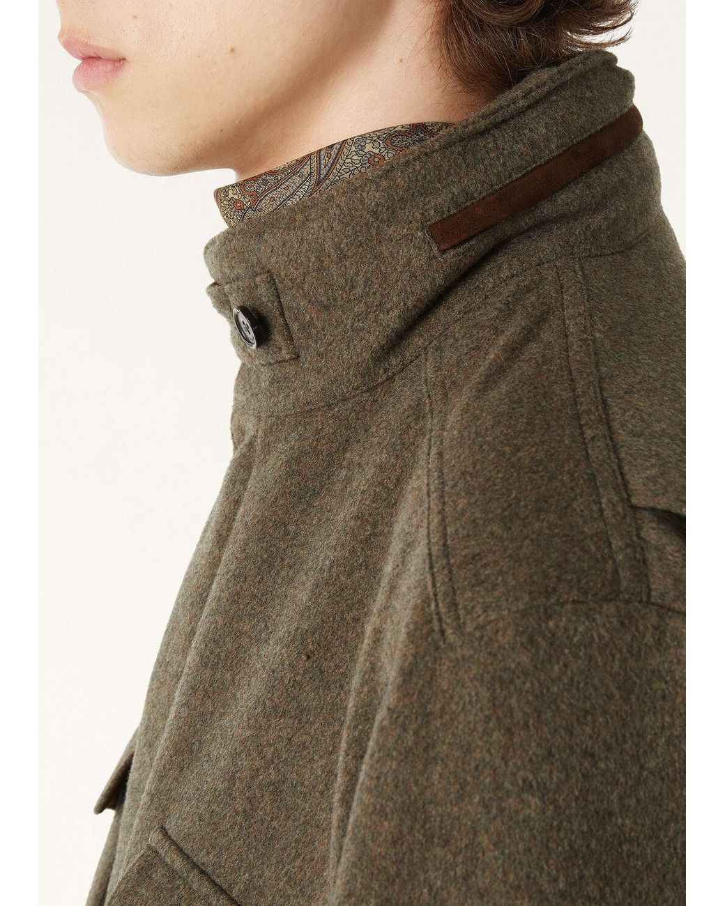 Loro Piana Green Traveller Field Jacket for men
