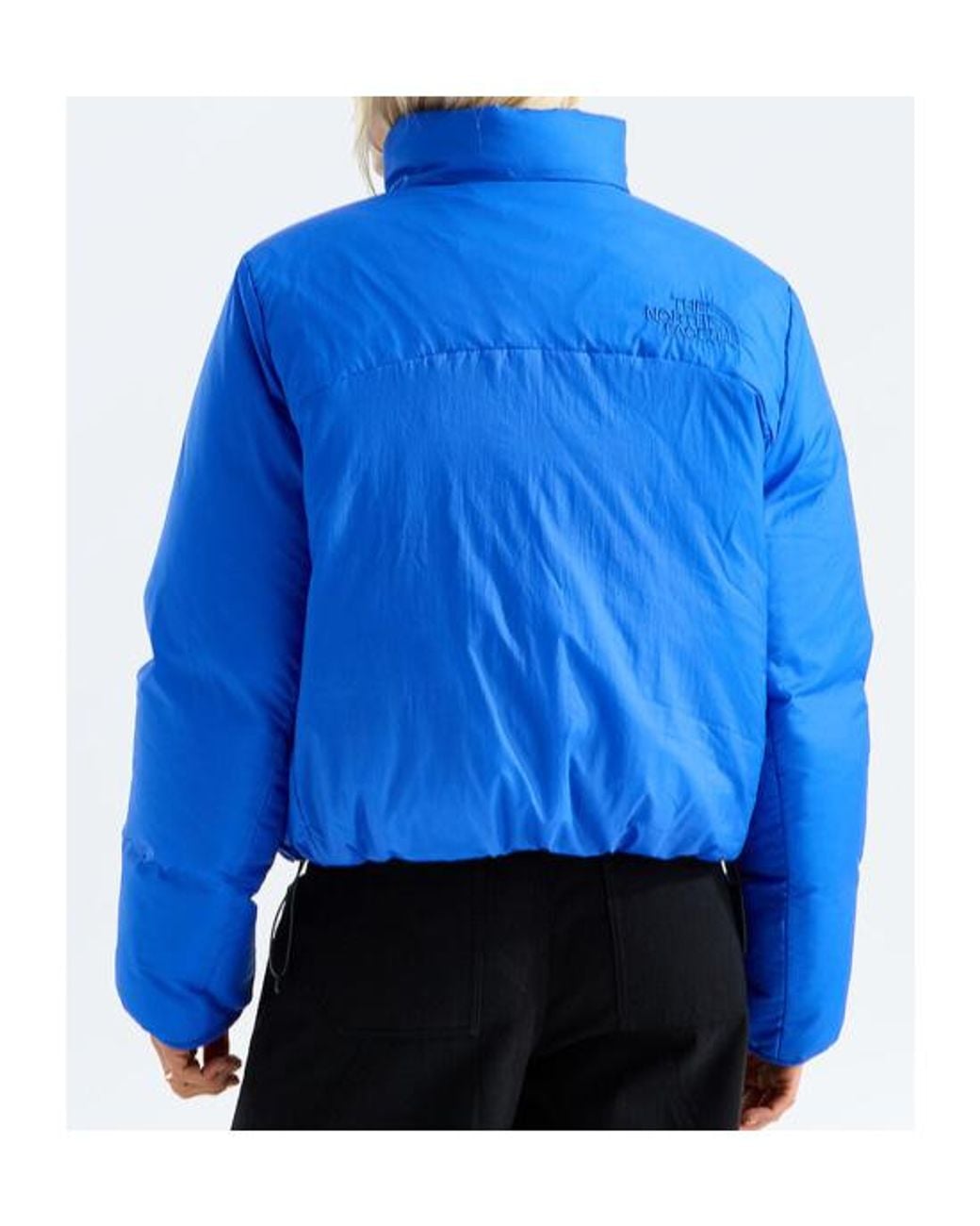 The North Face Blue Colorblock Puffer Down Jacket