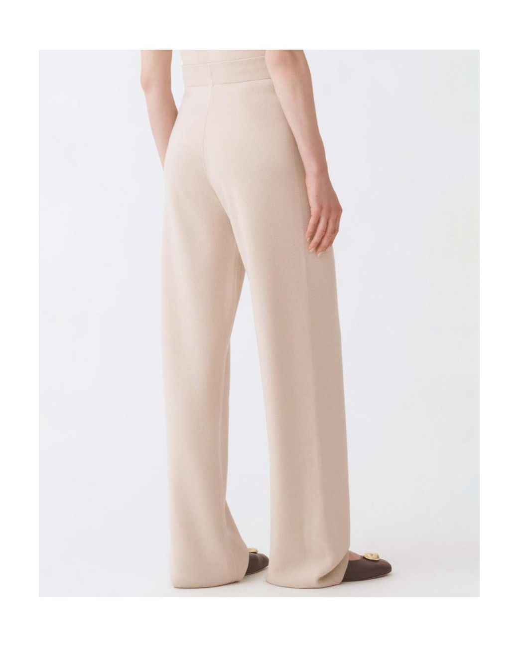 Fabiana Filippi Natural Knitted Jogging Pants