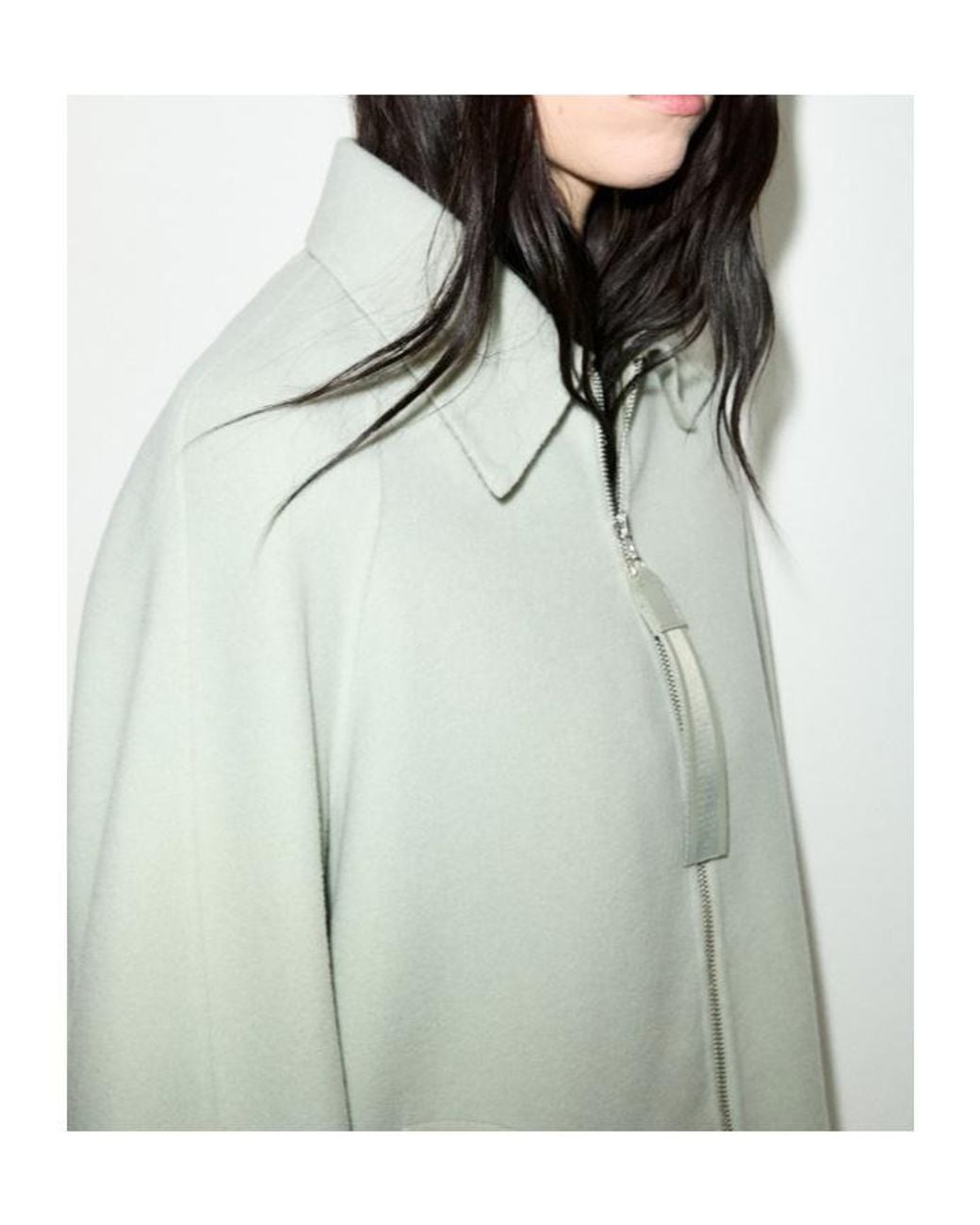 MAX&Co. Gray Double-Woven Wool Jacket