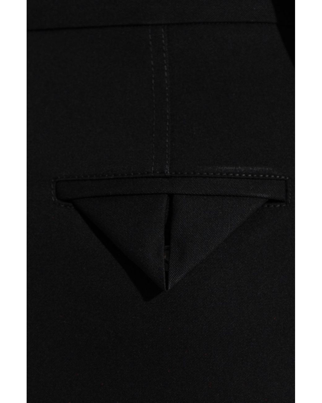 Bottega Veneta Black Slit Detailed Midi Skirt