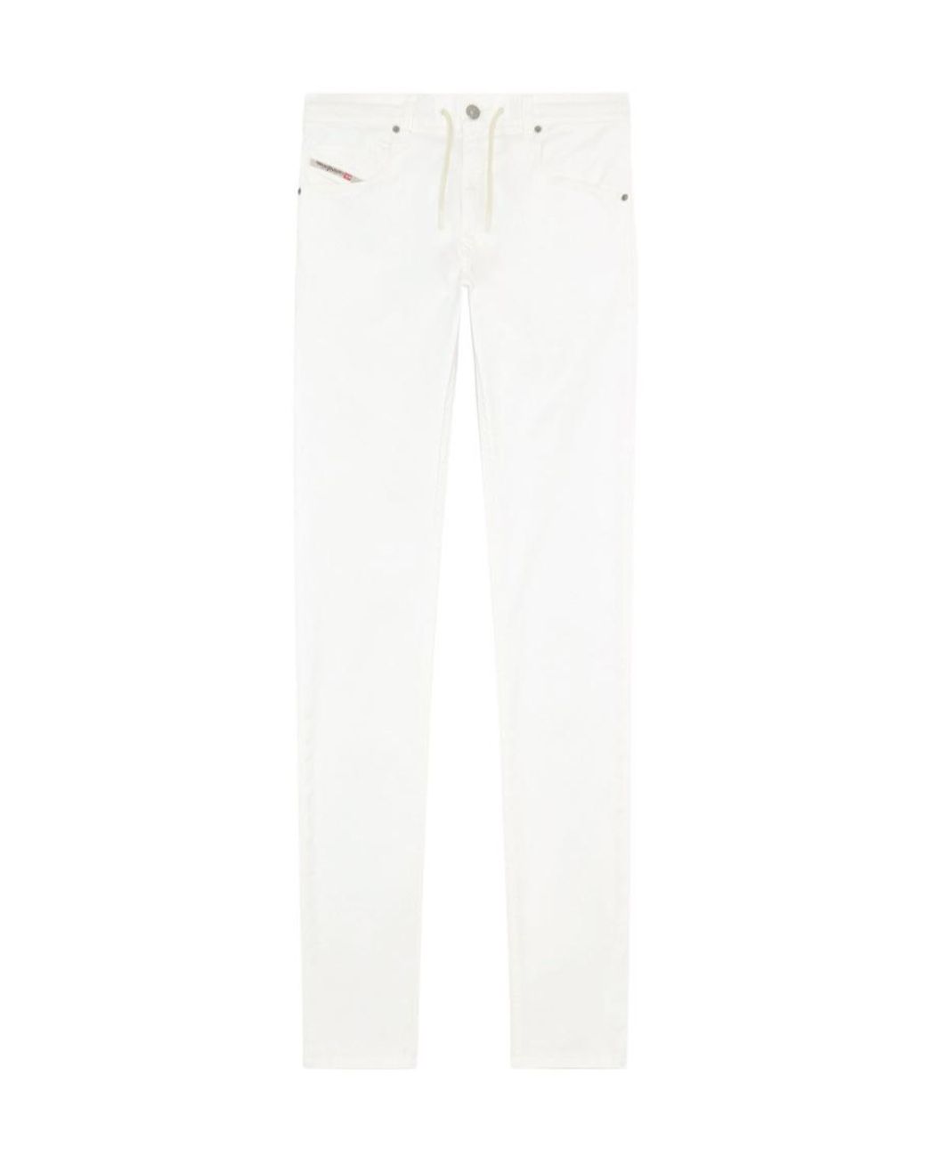 DIESEL White 2030 D-Krooley Tapered-Leg Jeans for men