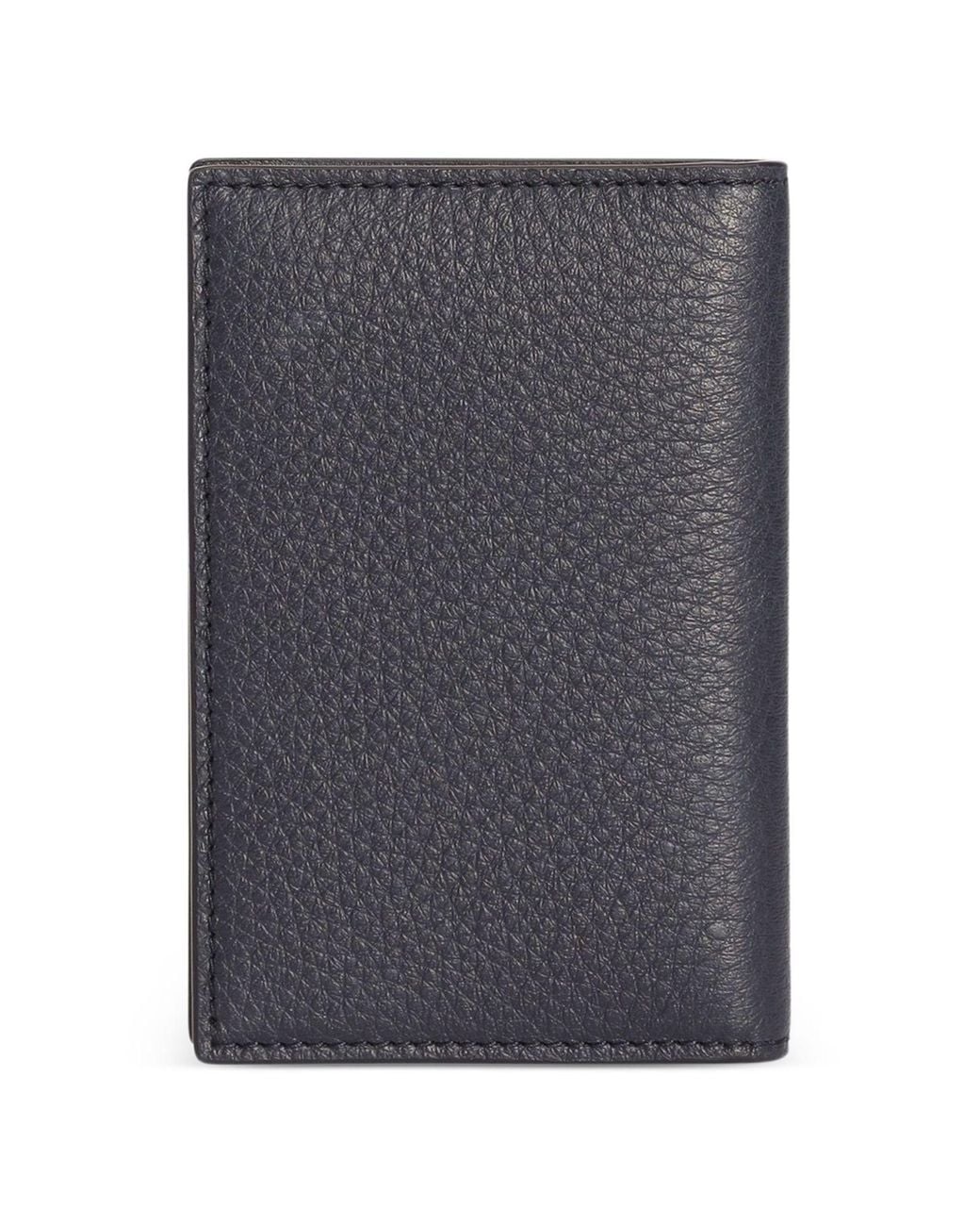 Dolce & Gabbana Gray Logo Plaque Card Holder for men