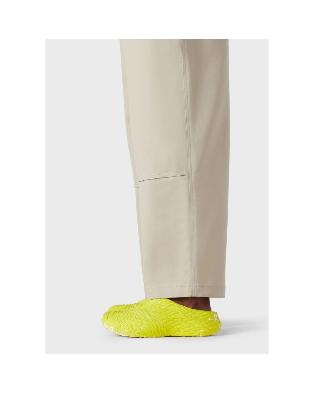 Emporio Armani Natural Wide-Leg Trousers for men