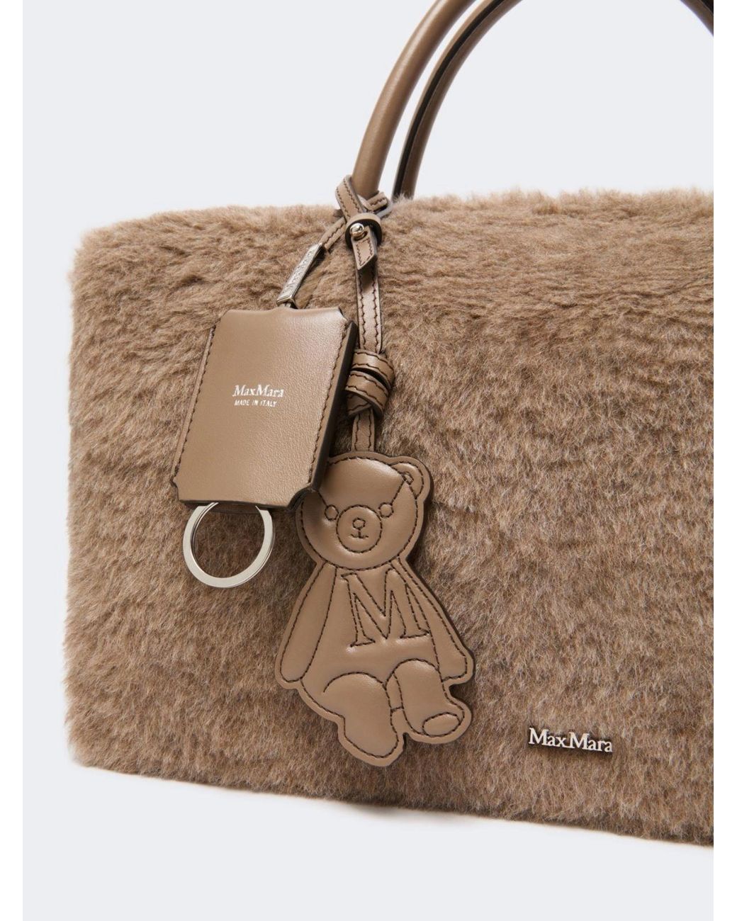 Max Mara Brown Teddy Large Boston Bag