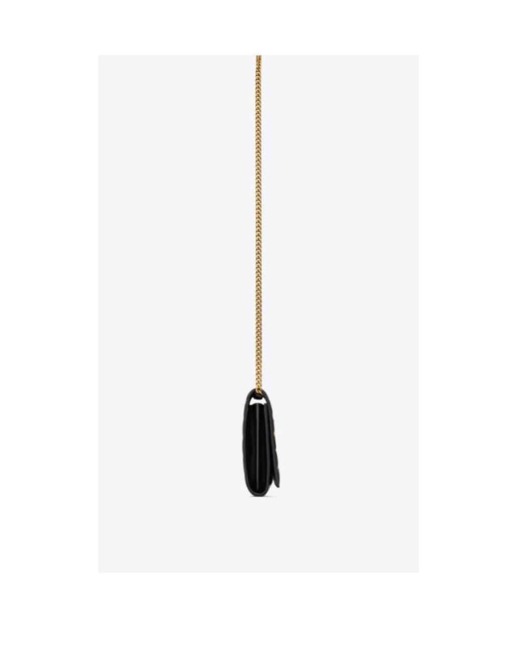 Saint Laurent White Cassandre Matelassé Carre Crossbody Bag