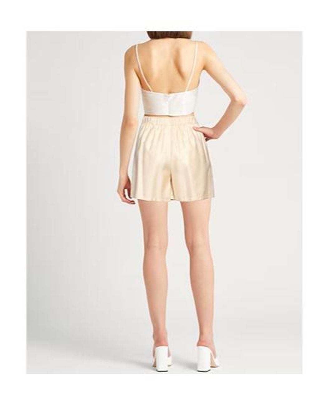 Max Mara Natural Elastic Bermuda Shorts