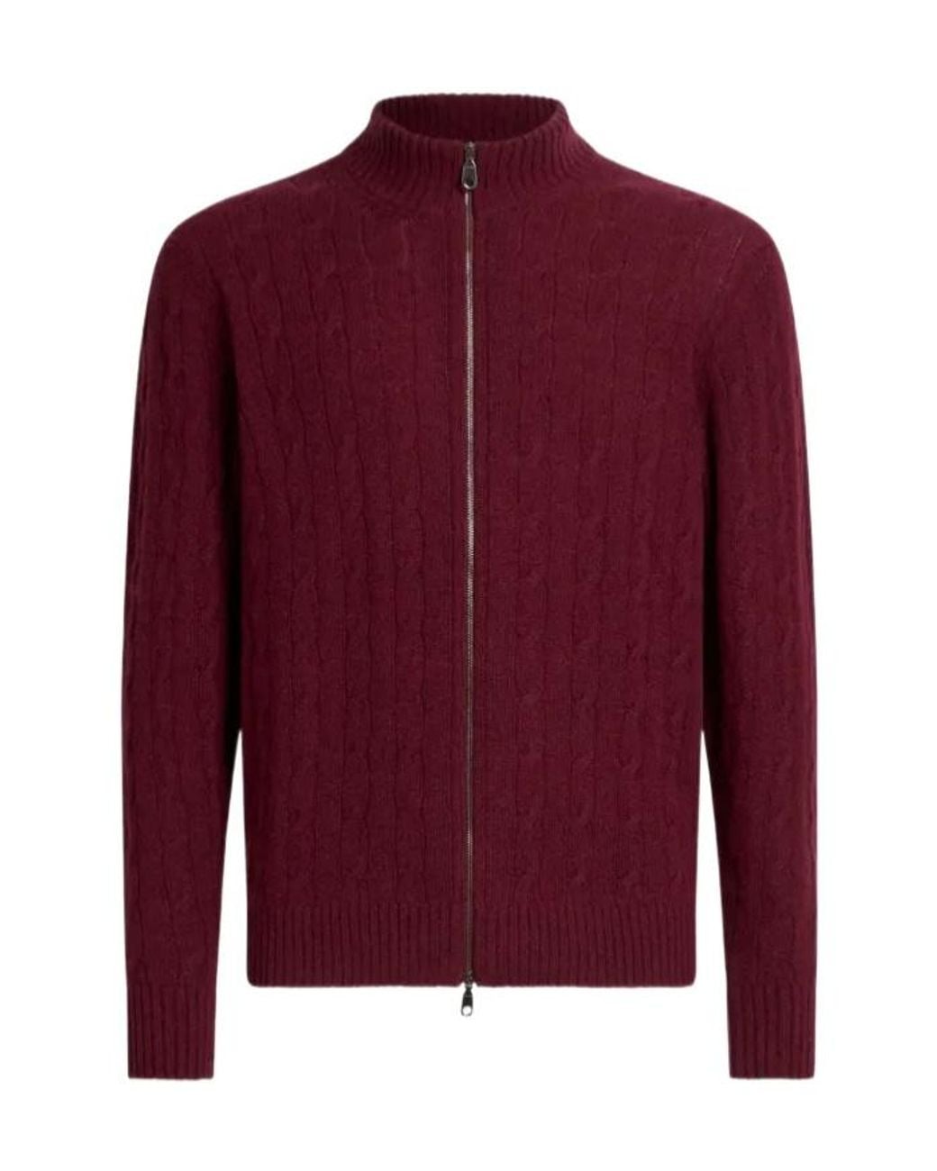 Etro Plain-Coloured Cashmere Cardigan for men