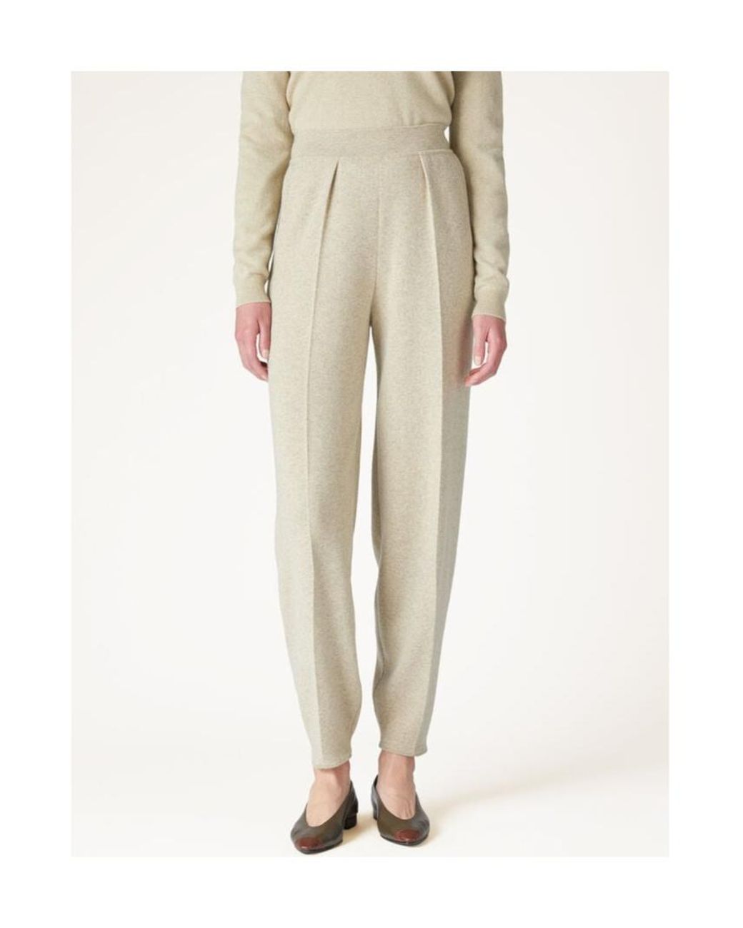 Loro Piana White Ashi Pants
