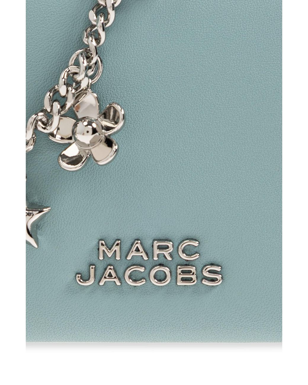 Marc Jacobs Blue The Everyday Top Zip Charm Wallet