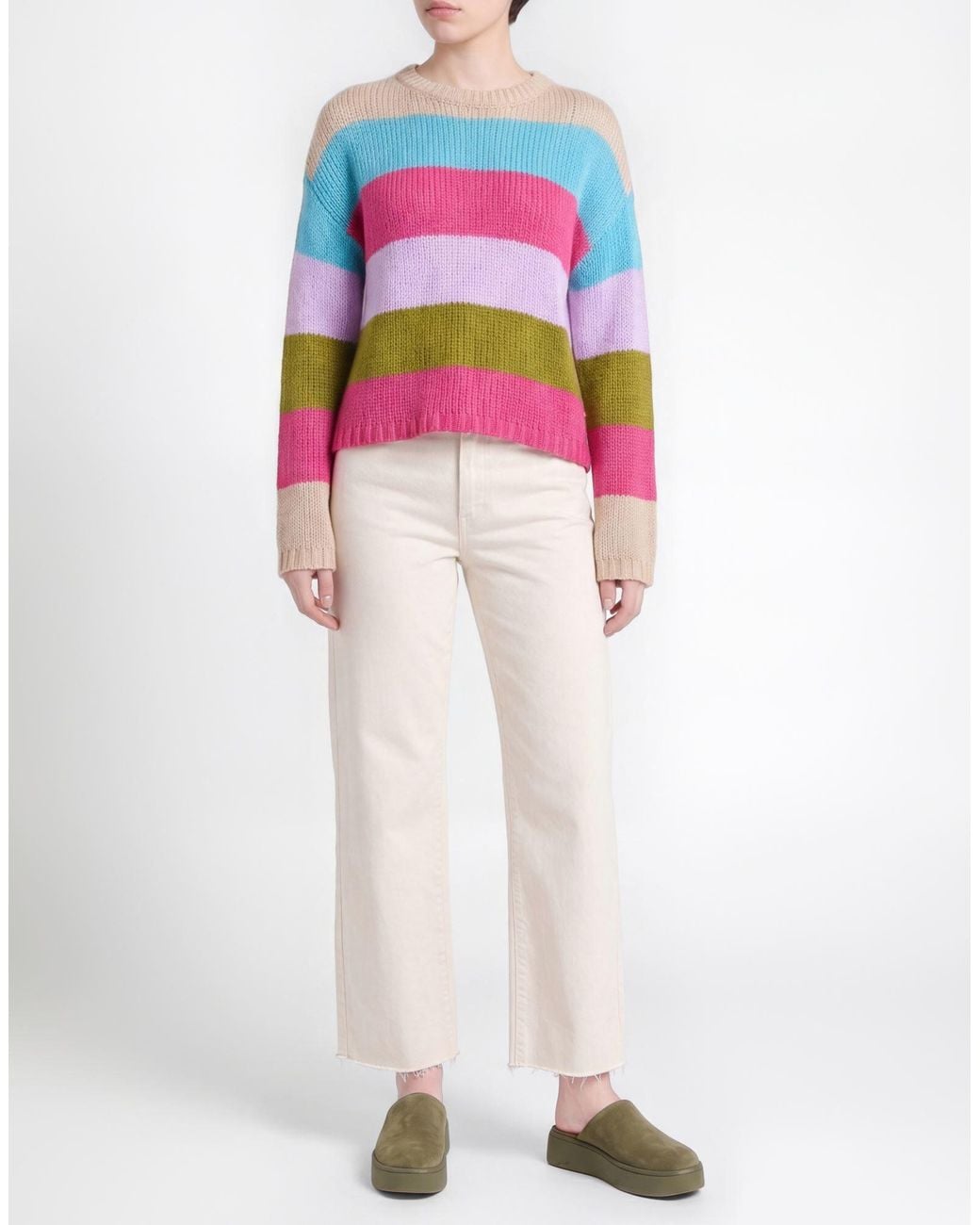Weekend by Maxmara Pink Sweater Cashmere