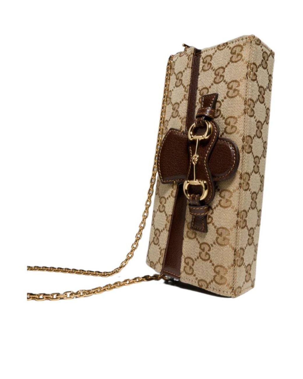 Gucci Natural Chain Horsebit Wallet
