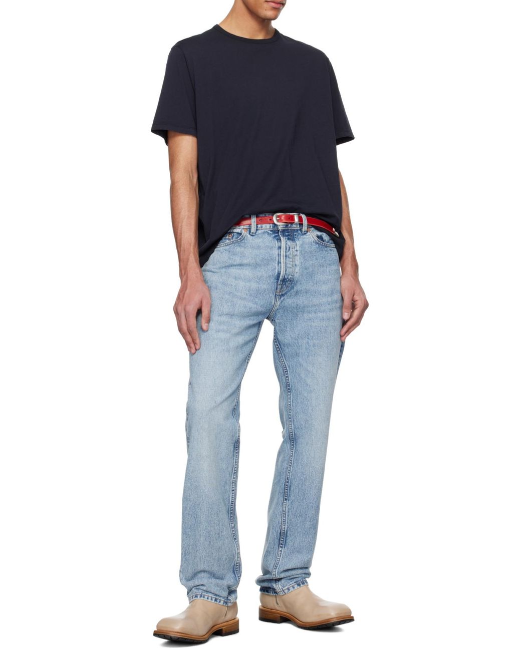 Our Legacy Natural Square Toe Boots for men