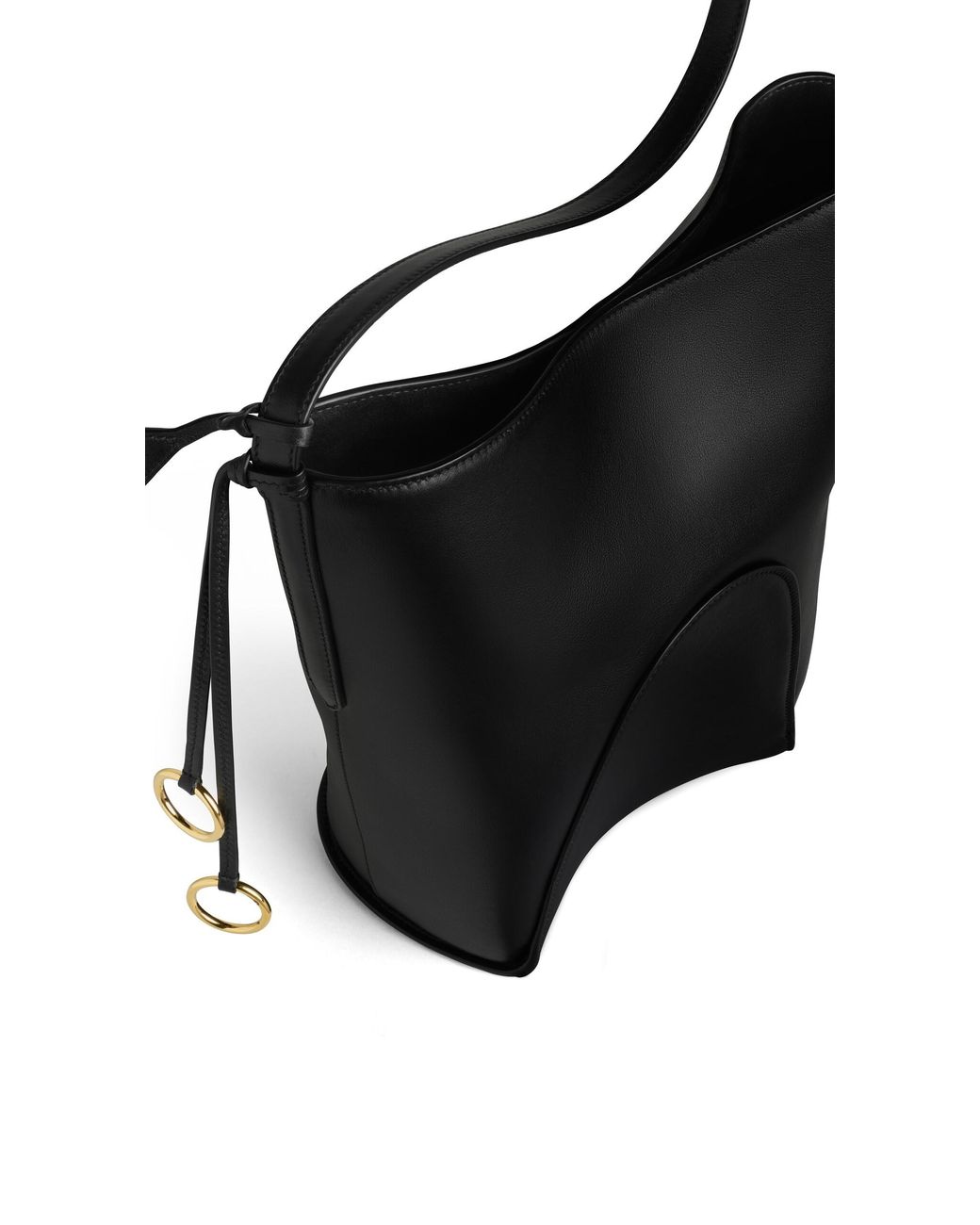 Alaïa Black Alaïa Hip Small Bucket Bag