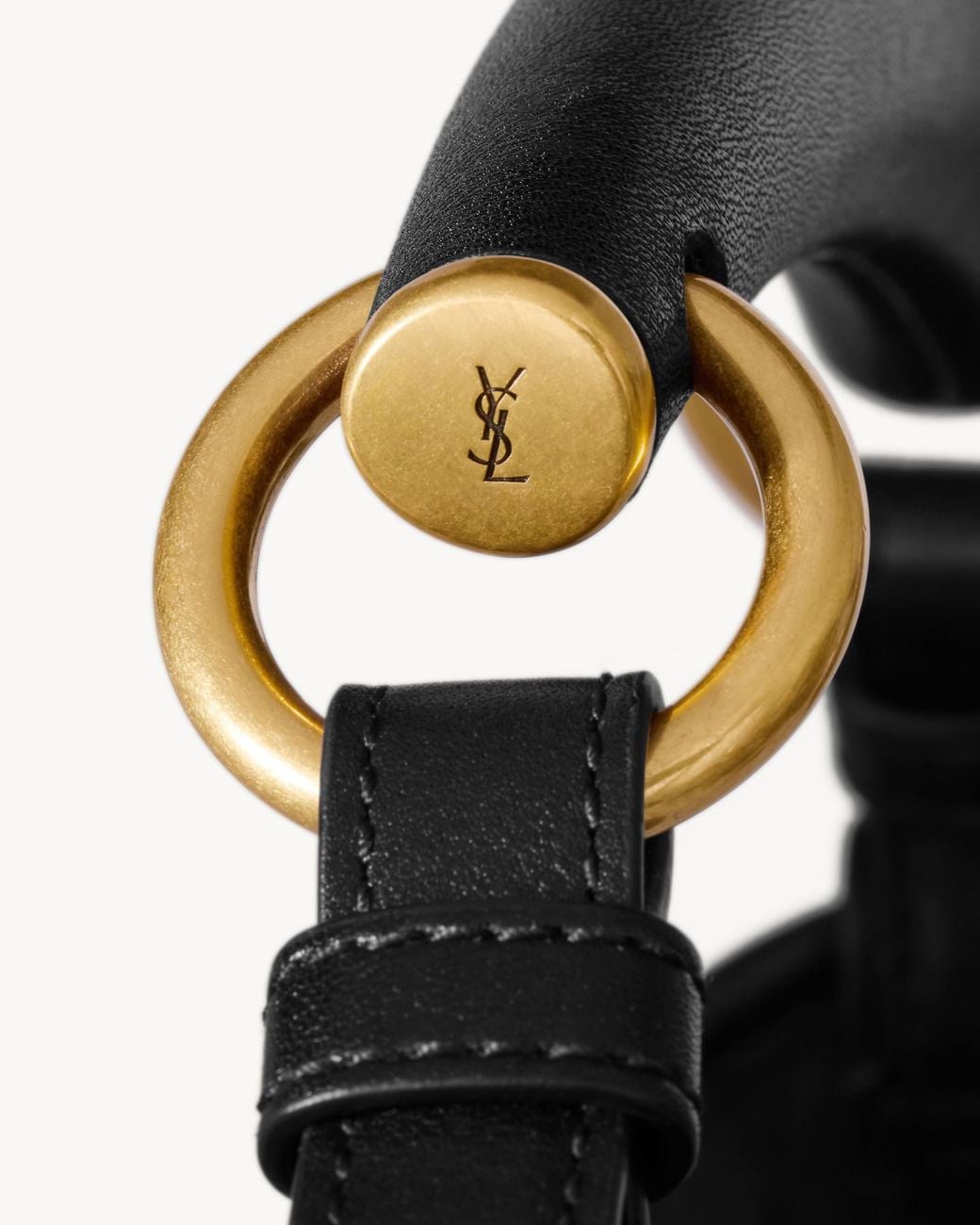 Saint Laurent Black Mombasa Medium Tote Bag