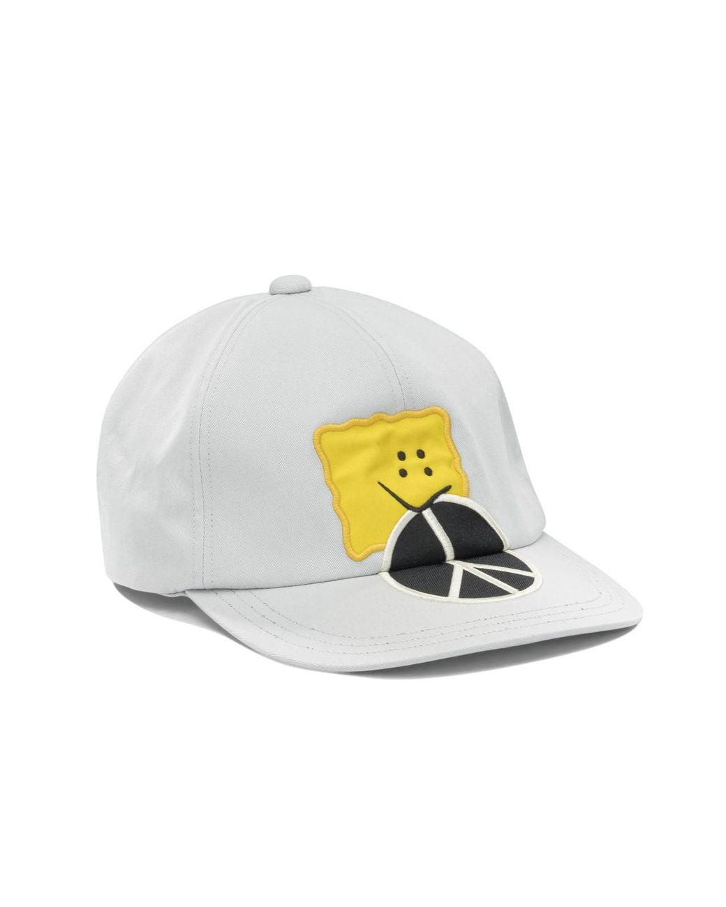 Kapital White Embroidered-Detail Baseball Cap for men