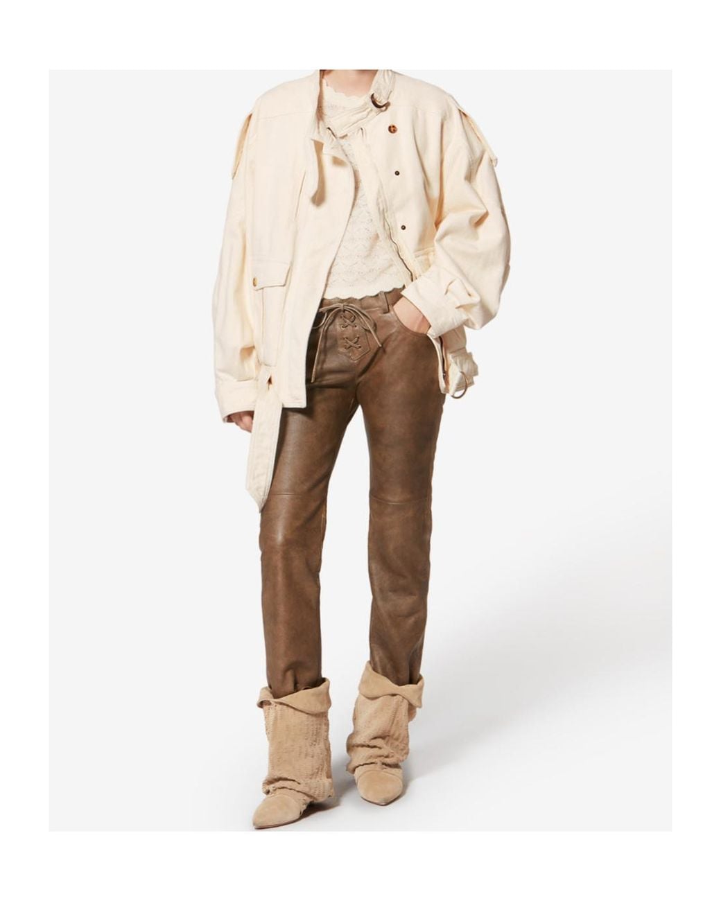 Isabel Marant Natural Isalya Jacket