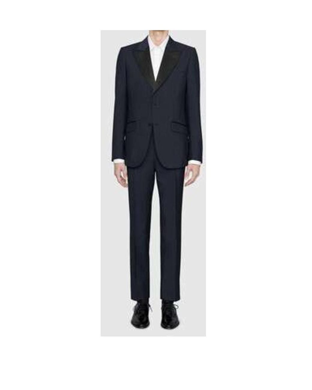 Gucci Blue Fitted Tuxedo for men
