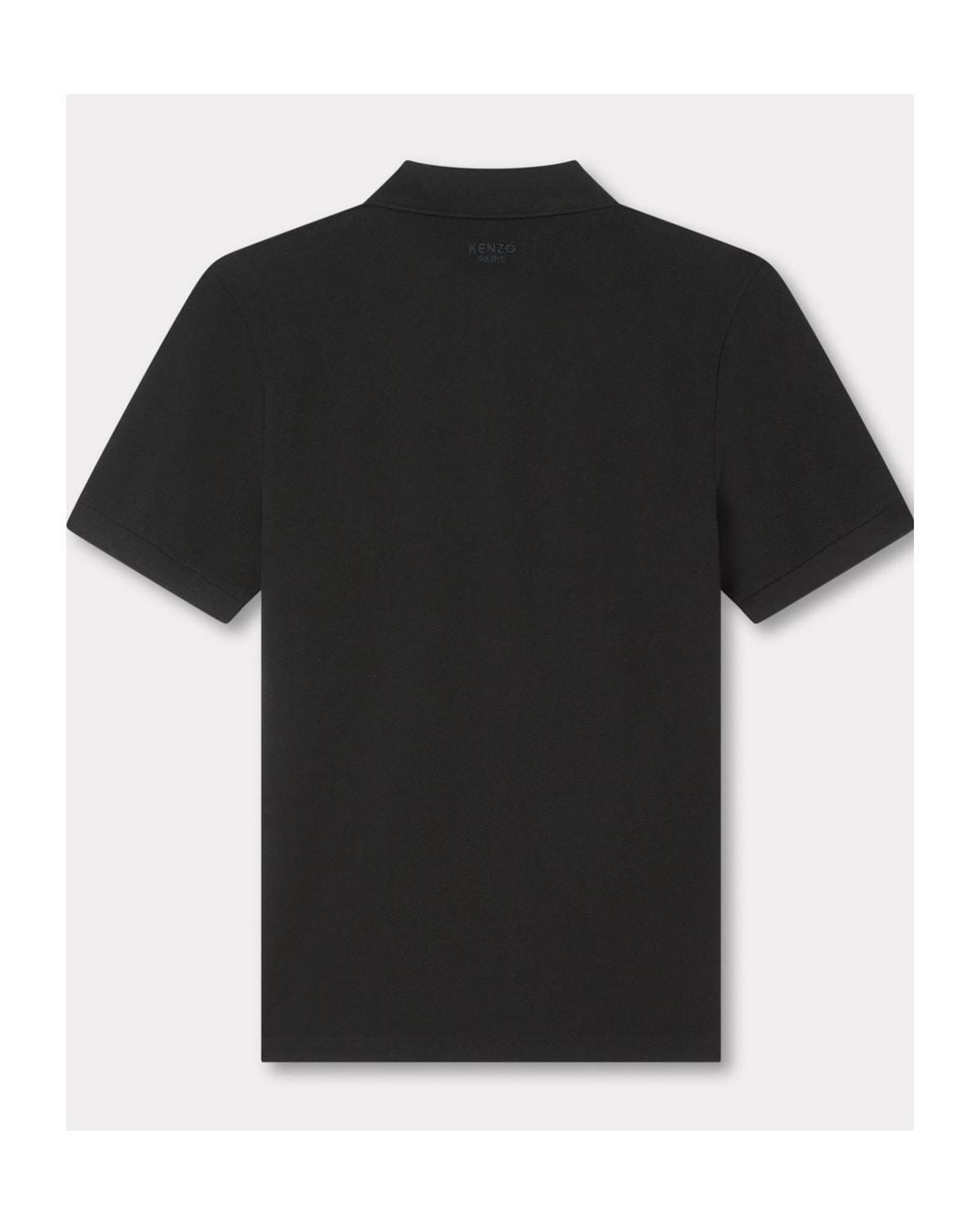 KENZO Black Wild Tiger Slim Polo Shirt for men