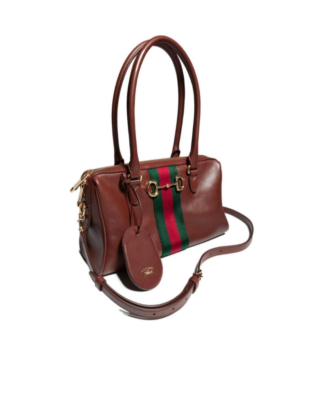 Gucci Red Borsetto Medium Boston Bag