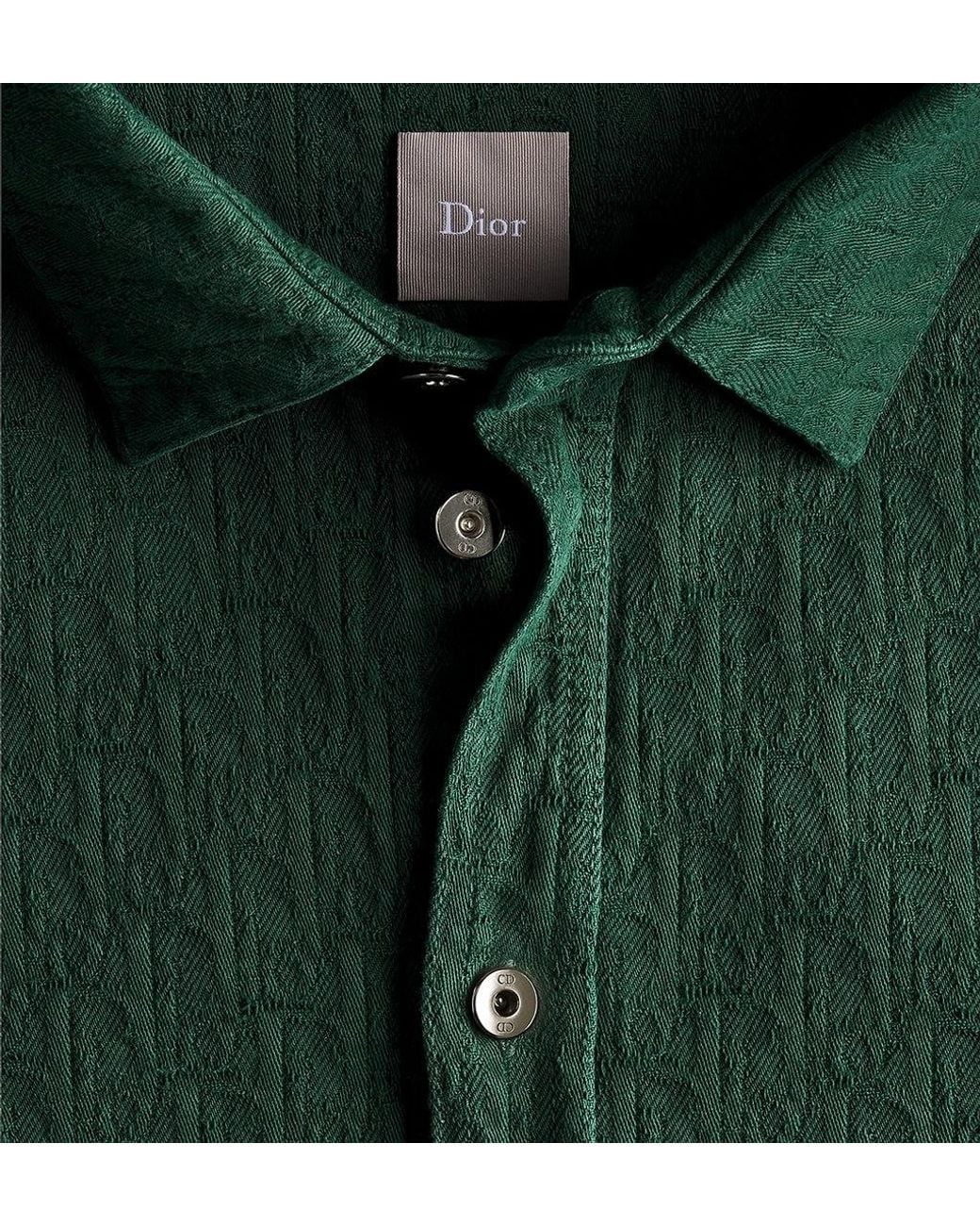 Dior Green Oblique Shirt for men