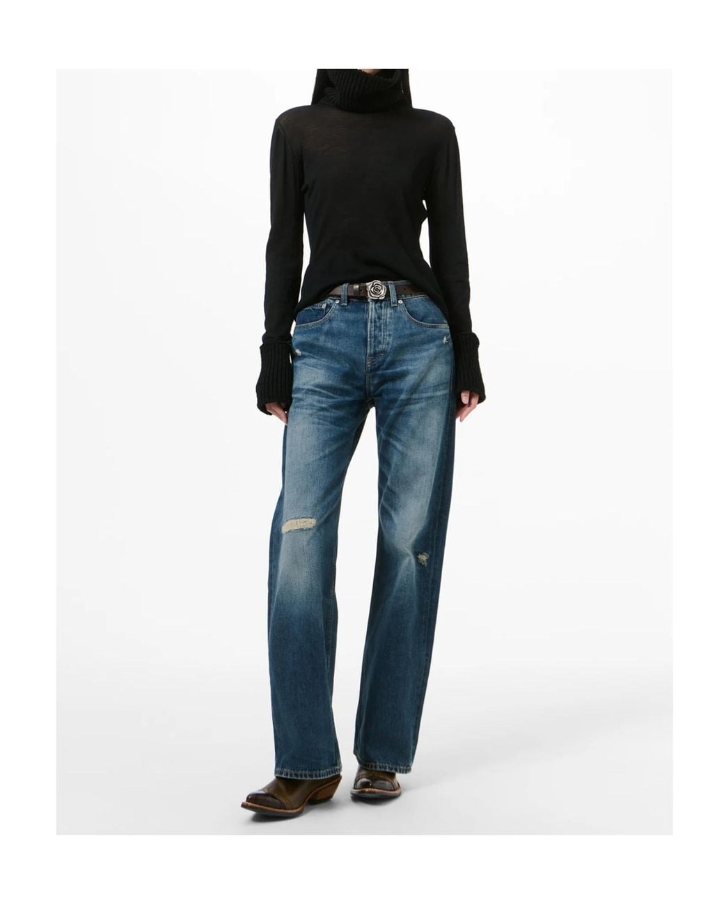 Our Legacy Blue Belt Loop Jeans