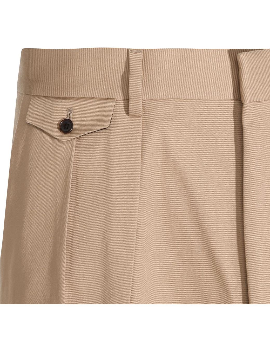 Céline Natural Pleated Trousers for men