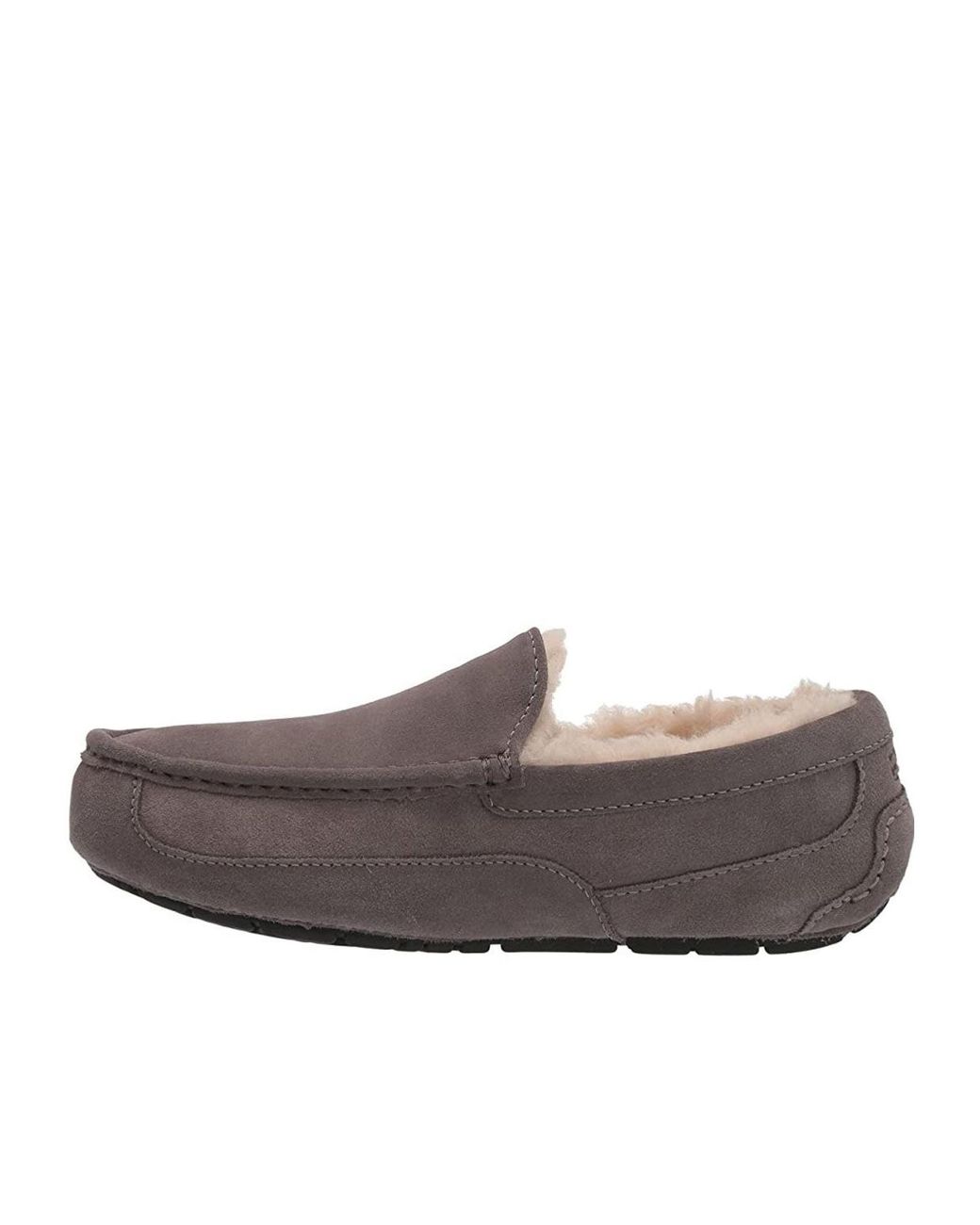 Ugg Gray Shearling-Lined Driving Shoes for men