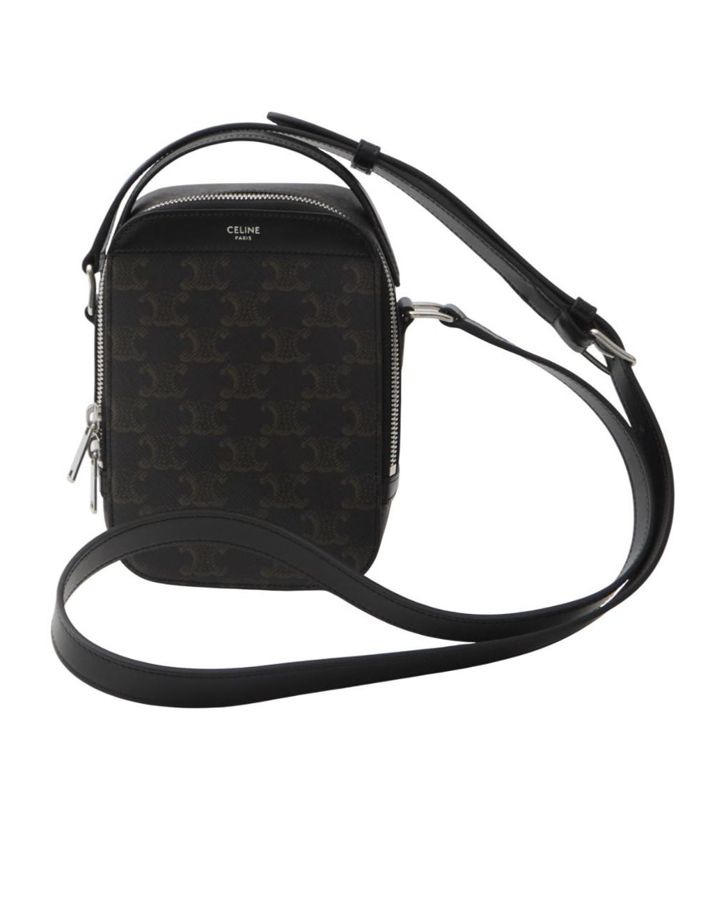 Céline Black Triomphe Shoulder Bag for men