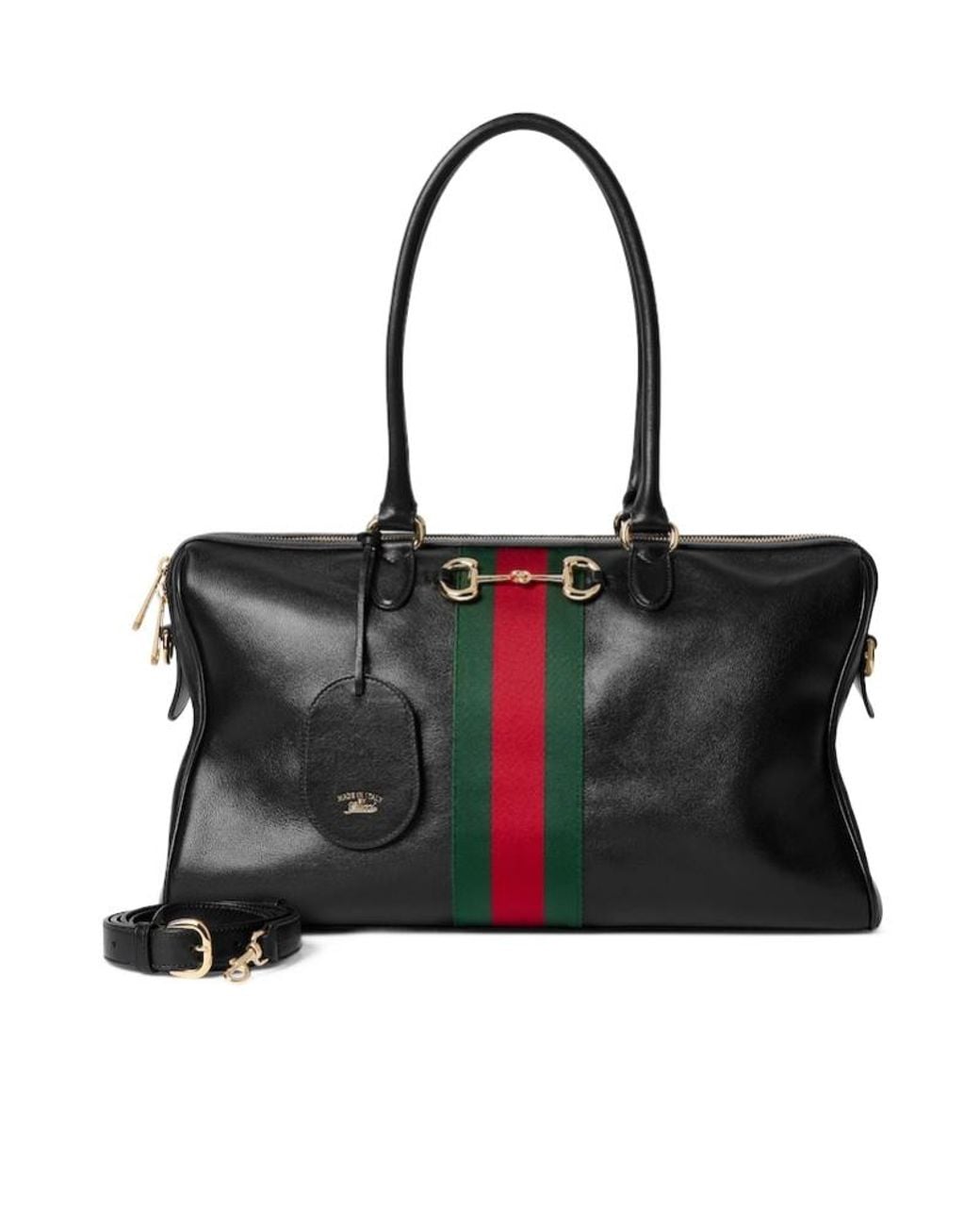 Gucci Black Borsetto Large Boston Bag
