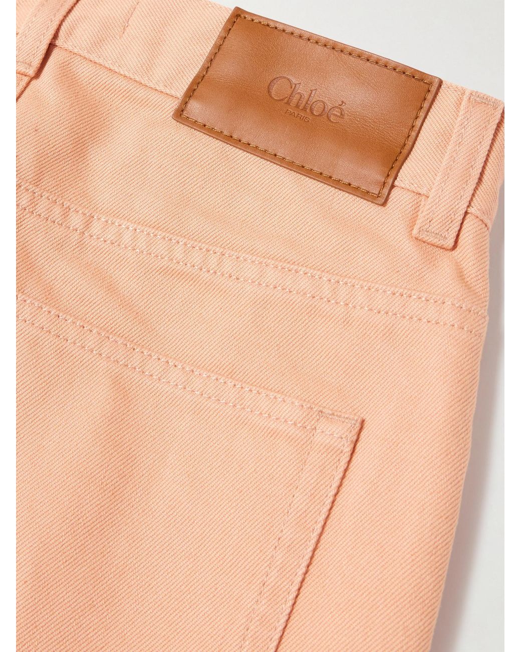 Chloé Pink Chloé High-Waisted Flared Jeans