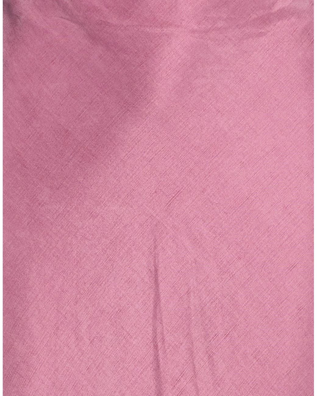 Max Mara Pink Solid-Color Satin Umbrella Skirt