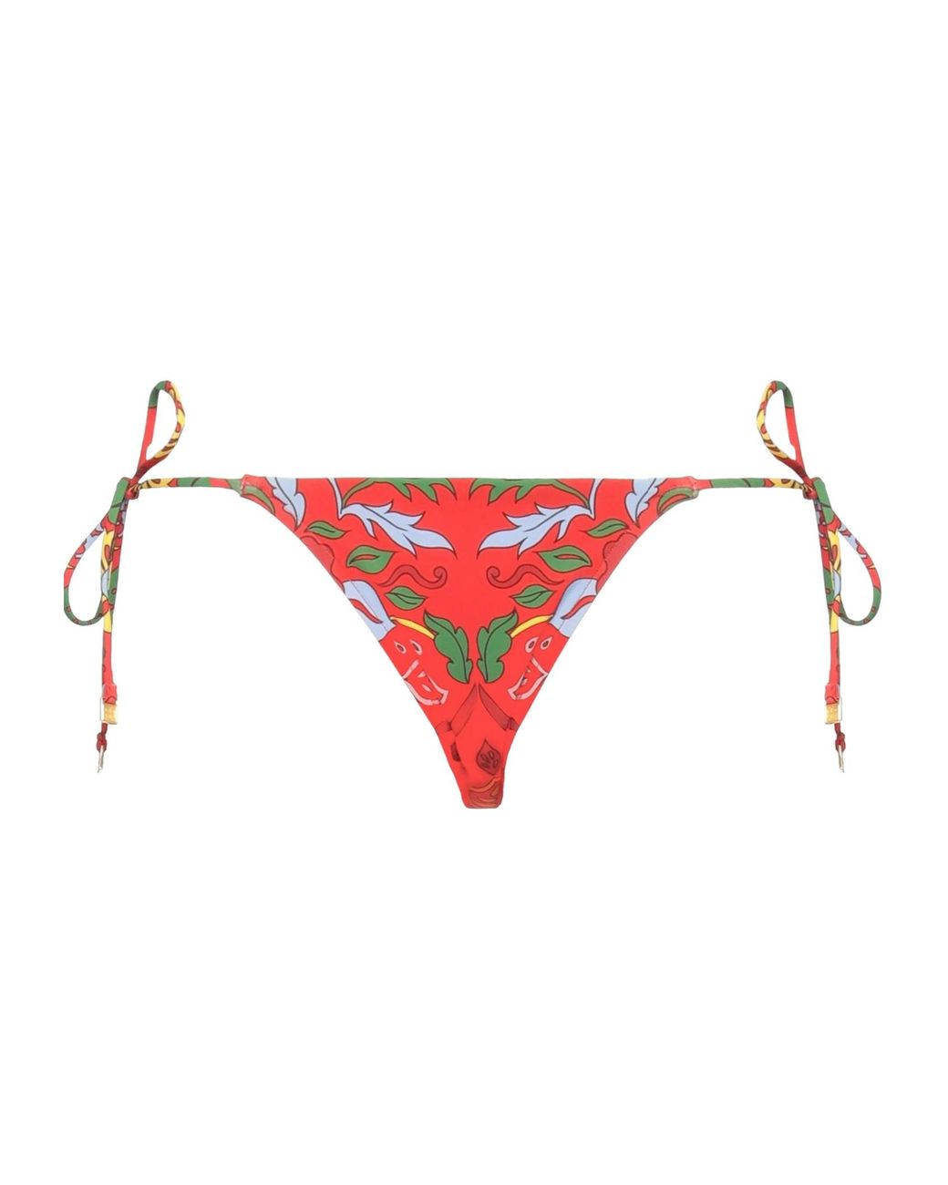 Tory Burch Red Floral Bikini Bottoms