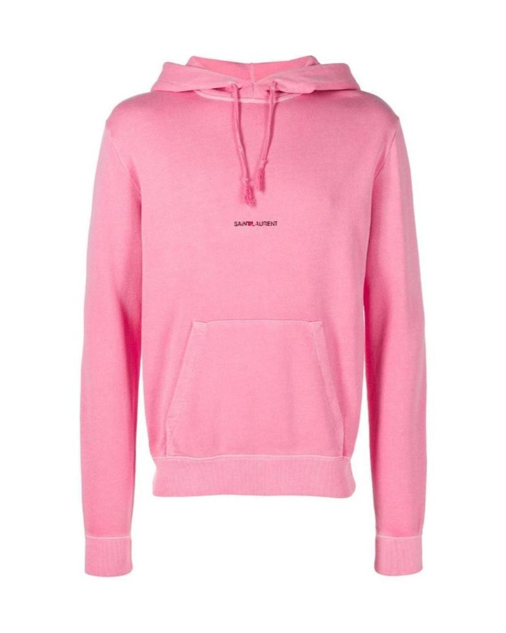 Saint Laurent Pink Rive Gauche' Hoodie for men