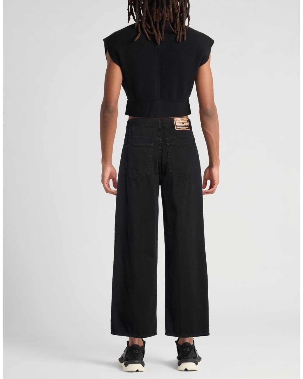 DIESEL Black Loose Jeans