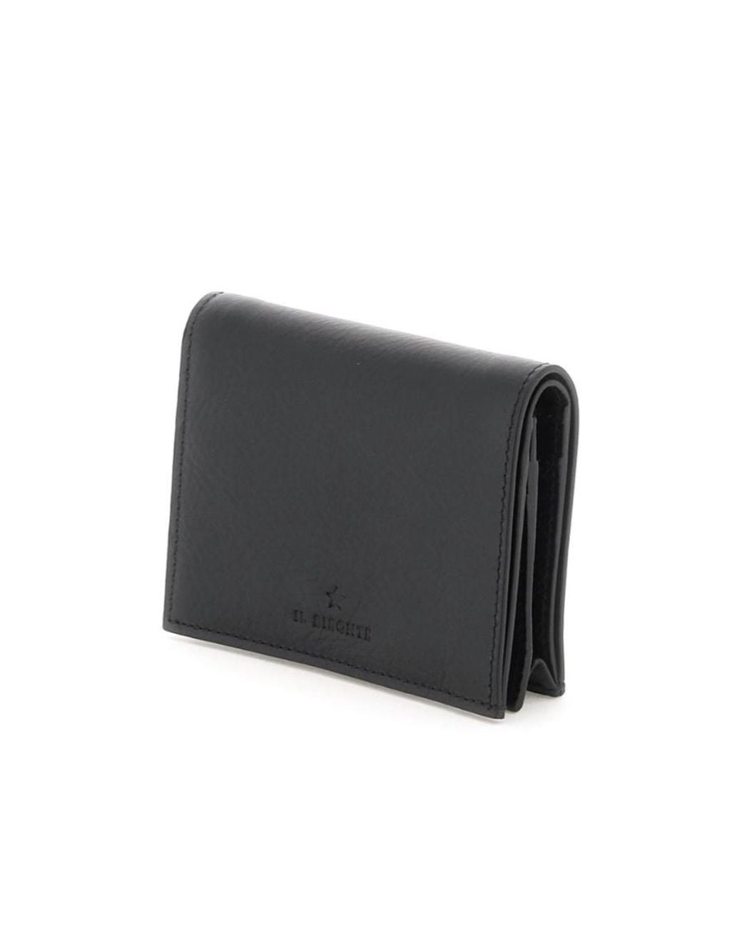 Il Bisonte Black Compact Designer Wallet