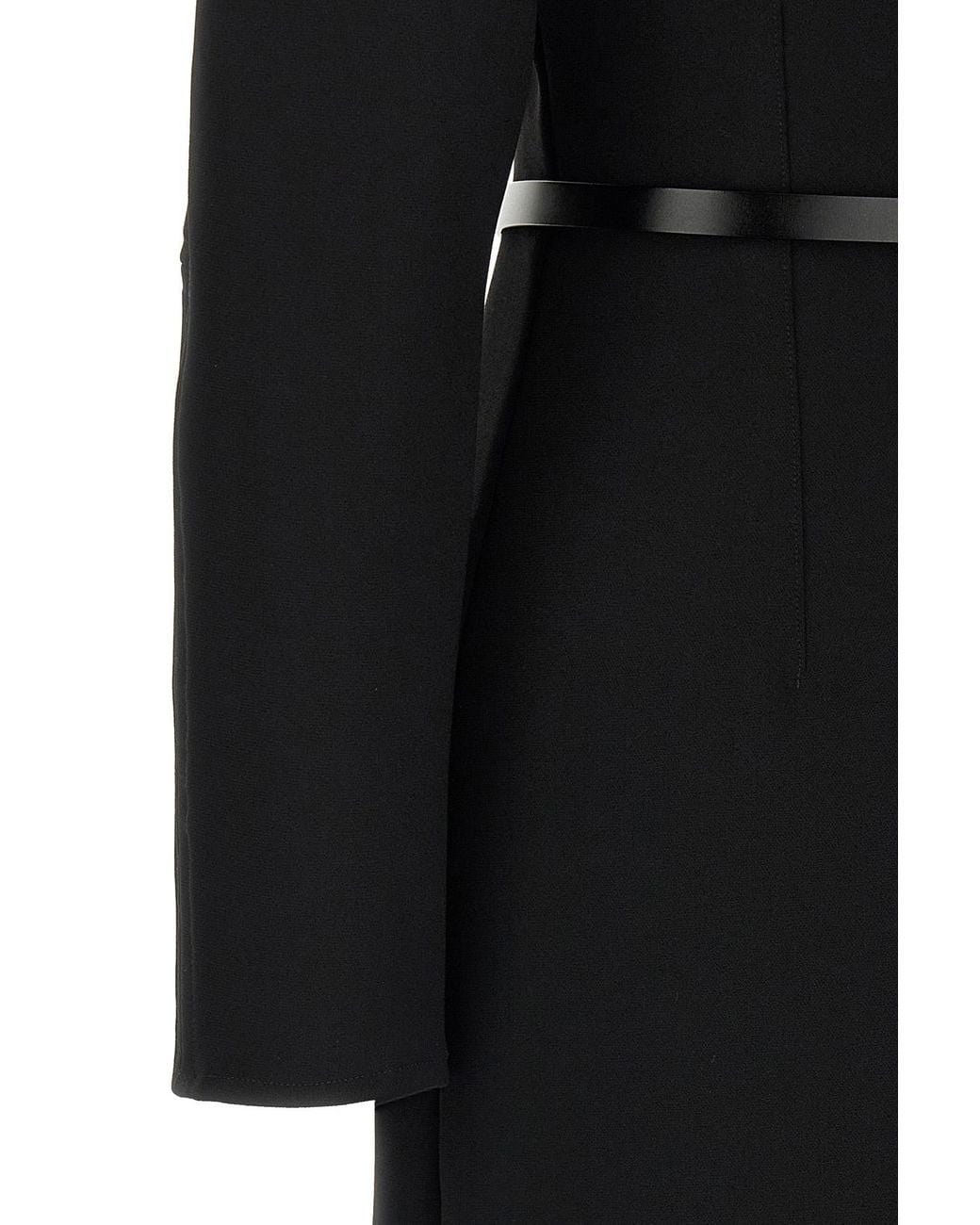 P.A.R.O.S.H. Black Long-Sleeved Dress