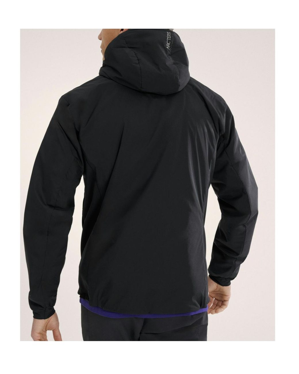Arc'teryx Blue Hooded Performance Jacket for men