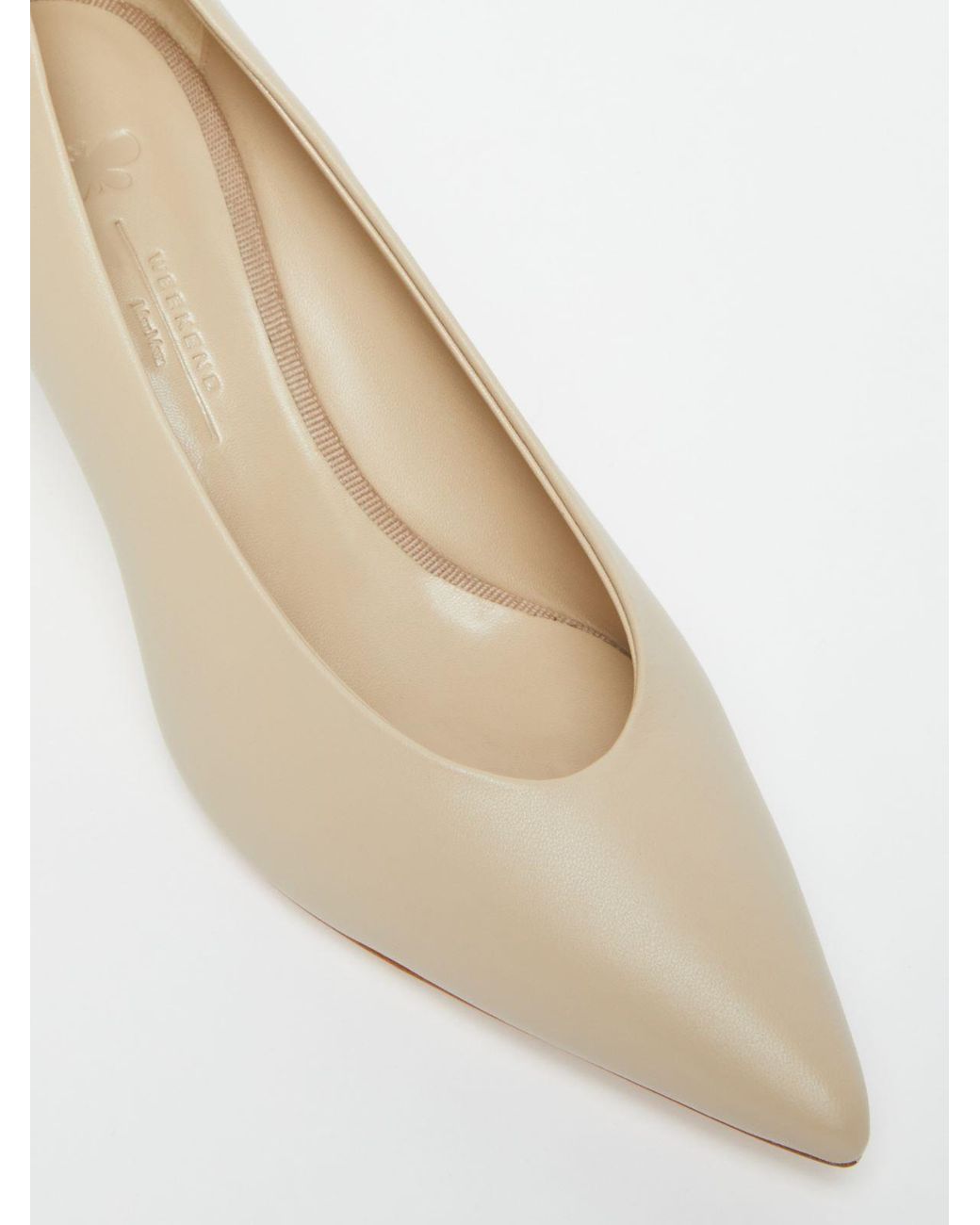 Weekend by Maxmara Natural Pointed High Heels