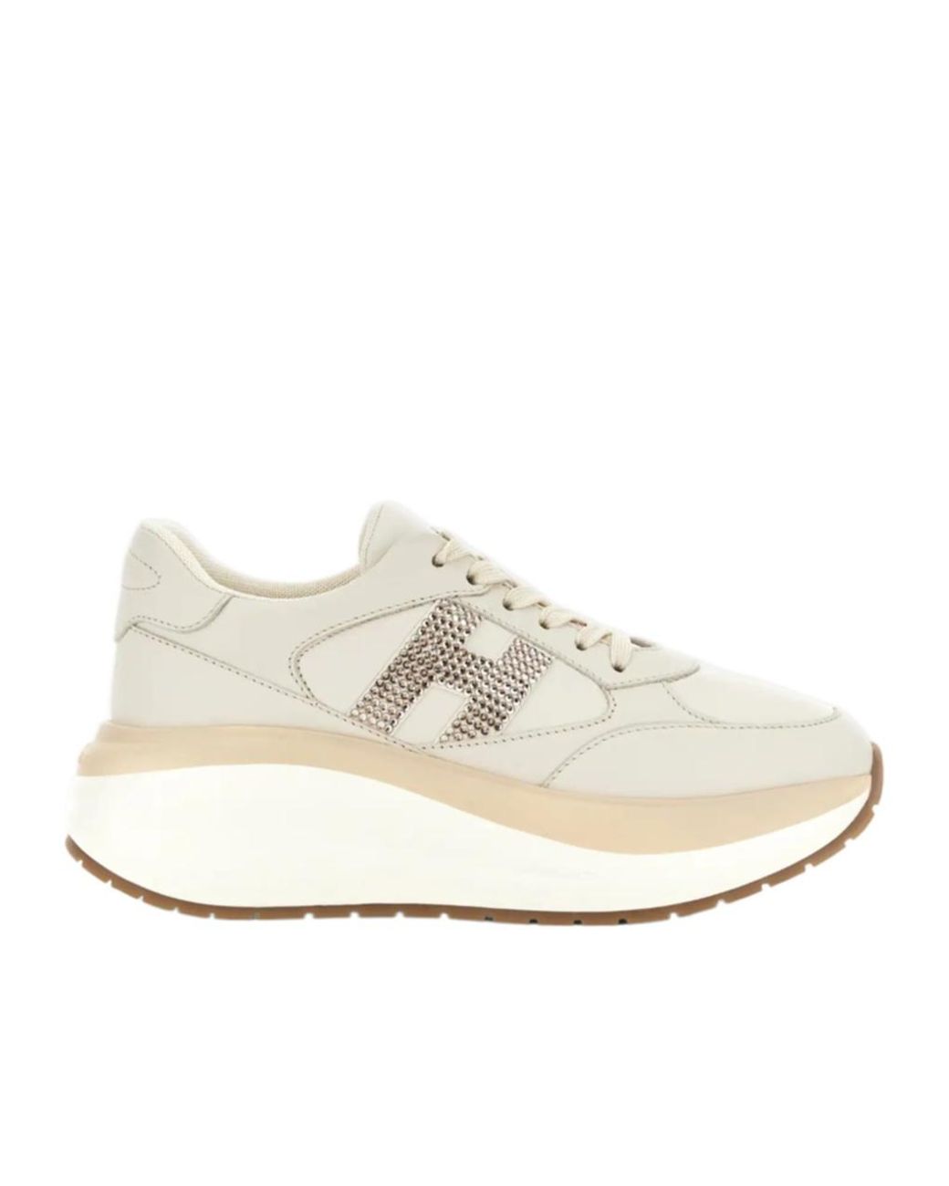 Hogan White Maxi I Active Sneakers