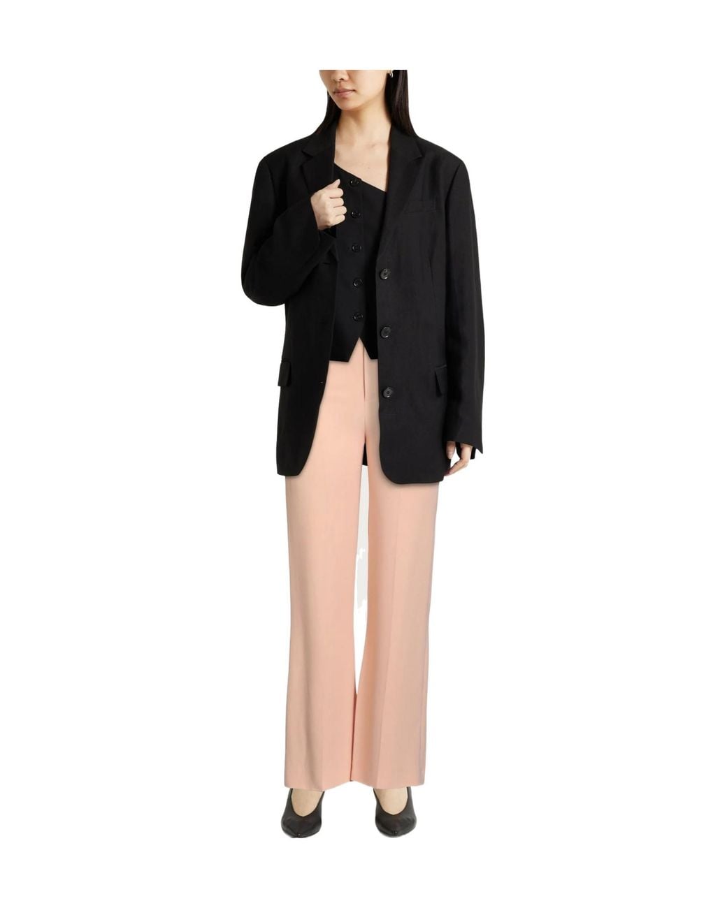 Chloé Natural Minimalist Casual Trousers
