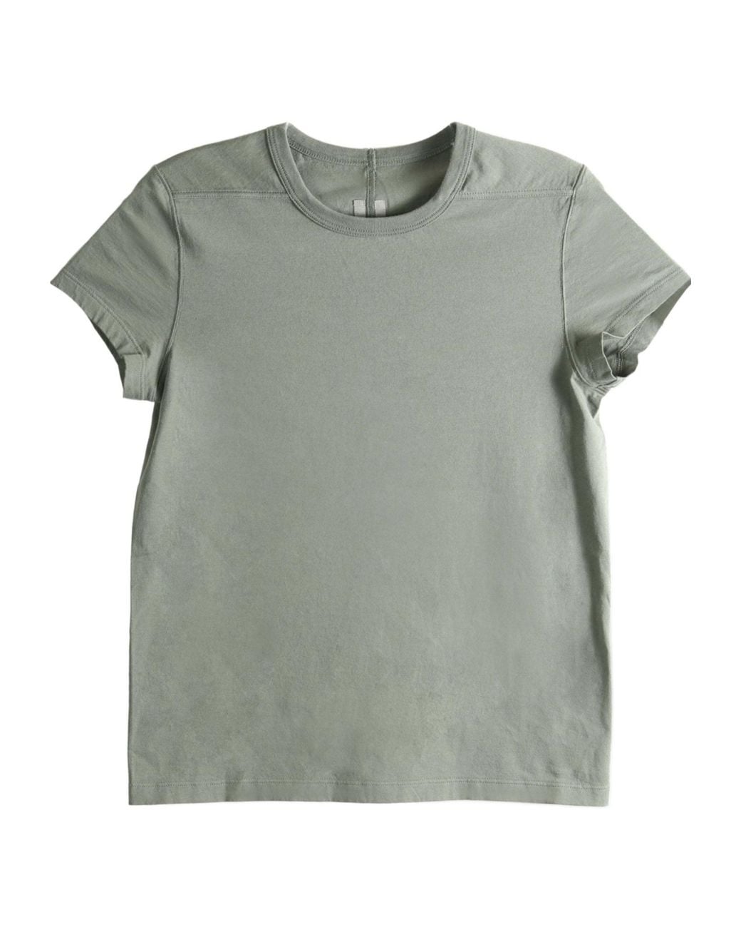 Rick Owens Green Short Sleeved Crewneck T-Shirt