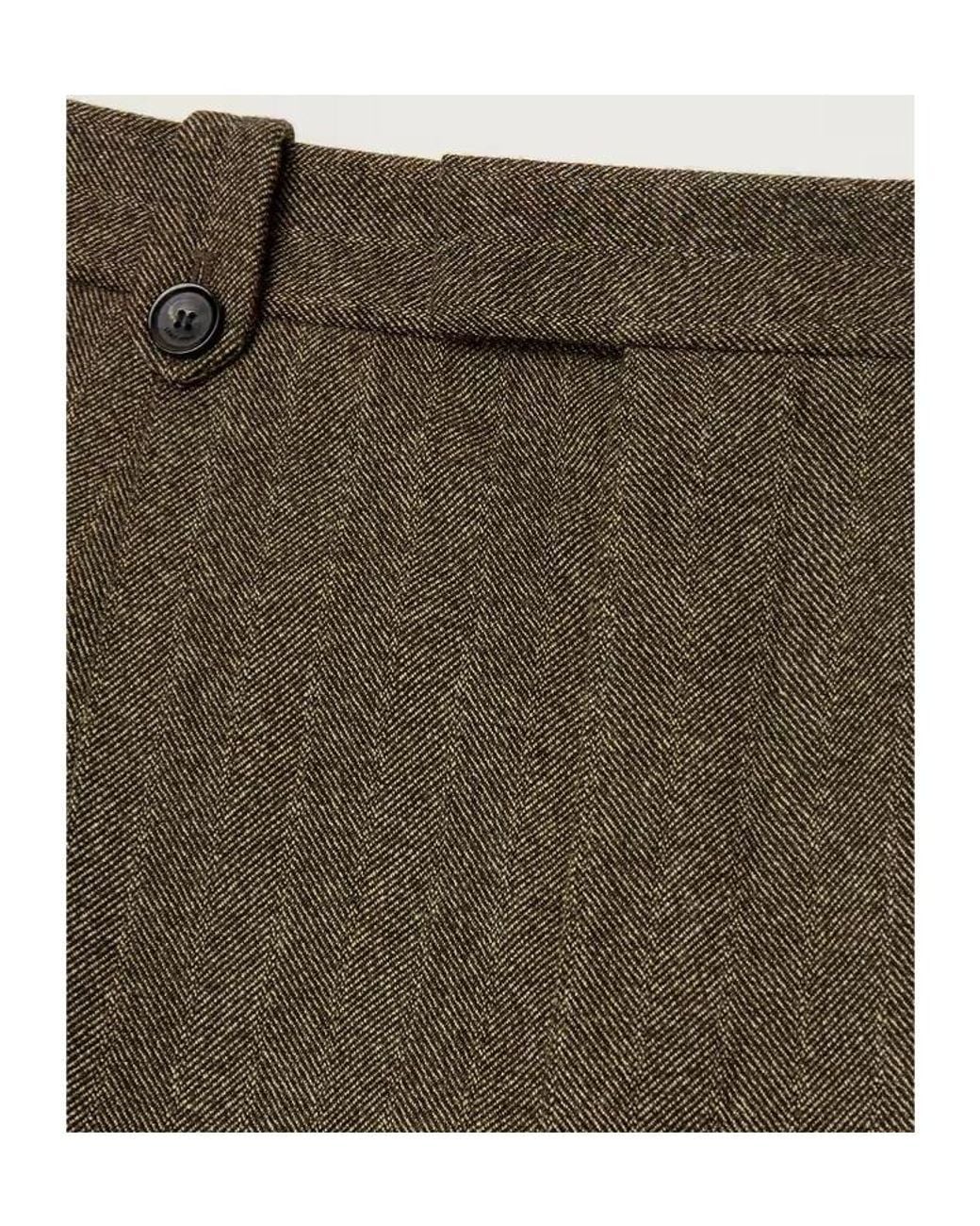 Loro Piana Green Helmond Trousers for men