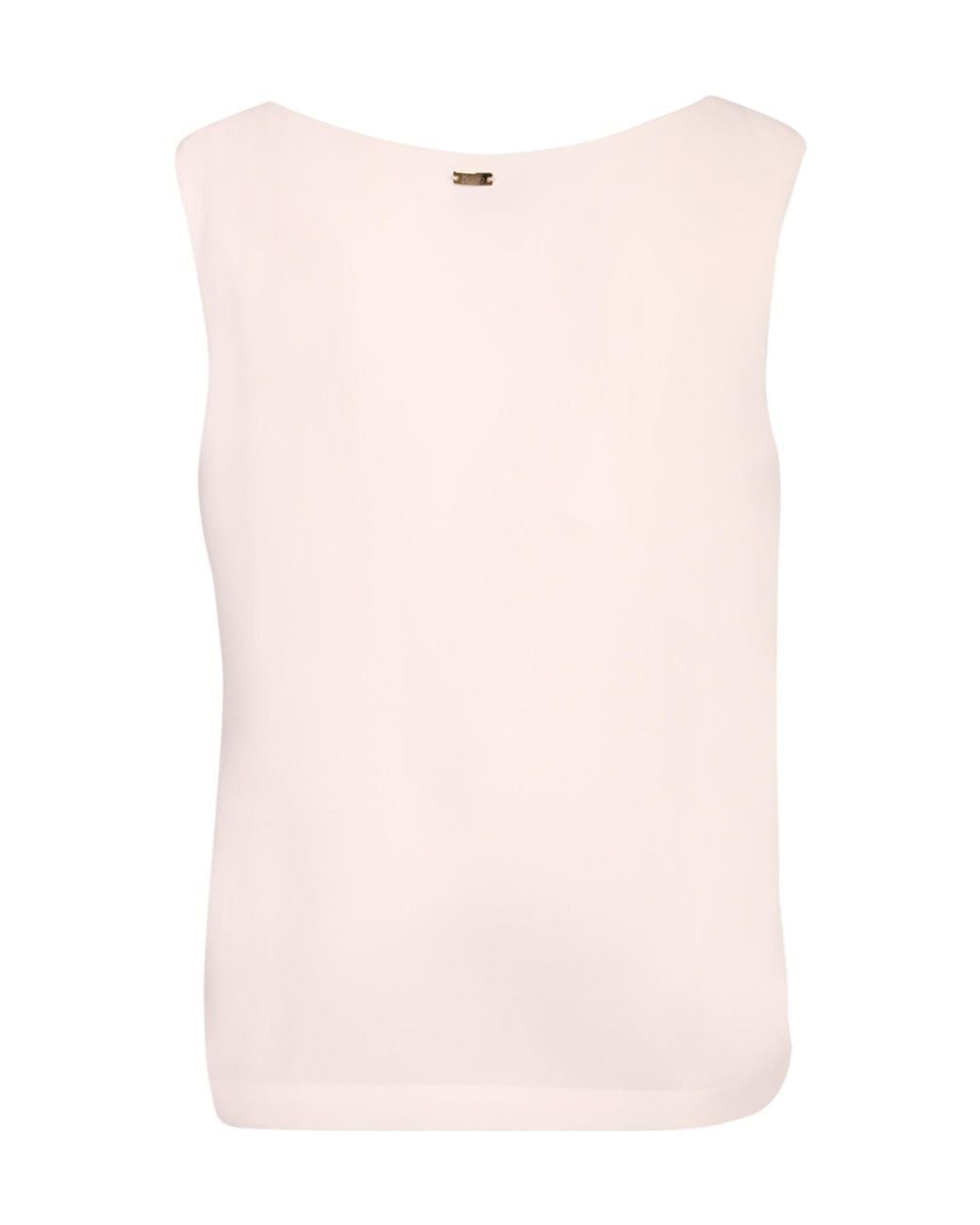 Herno Pink V-Neck Sleeveless T-Shirt