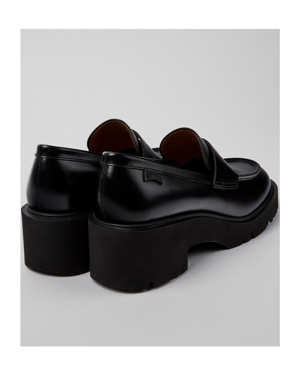 Camper Black Twins Loafers