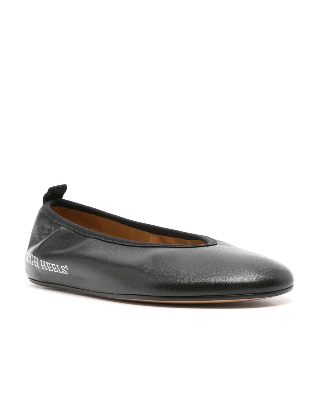 Off-White c/o Virgil Abloh Black High Heels Ballet Flats